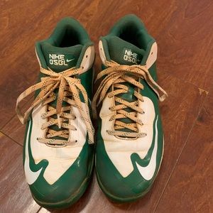 Nike green bsbl baseball green shoes